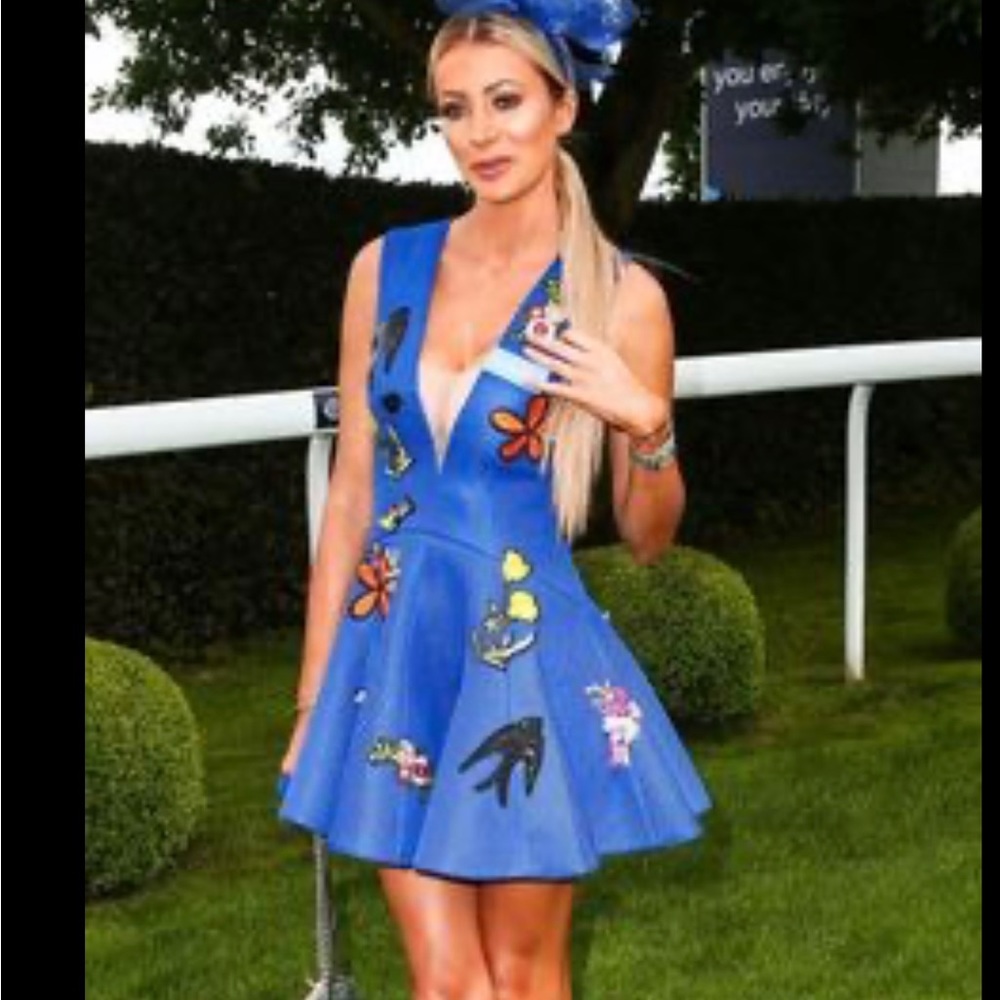 Unique Royal Blue Mini Dress as worn by Olivia Attwood!
